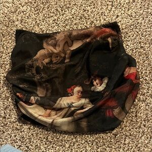 Artistic Print Fabric Bag